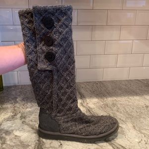 Ugg Cardi II cable knit boots